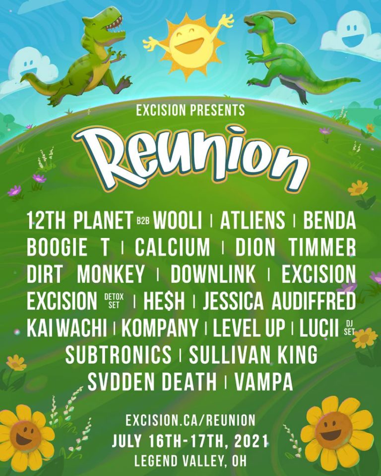 Excision unveils Reunion 2021 festival lineup EDMunplugged