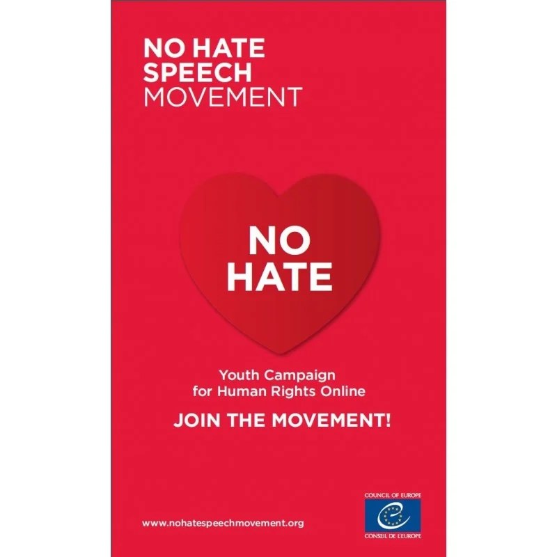 Leaflet No Hate speech campaign