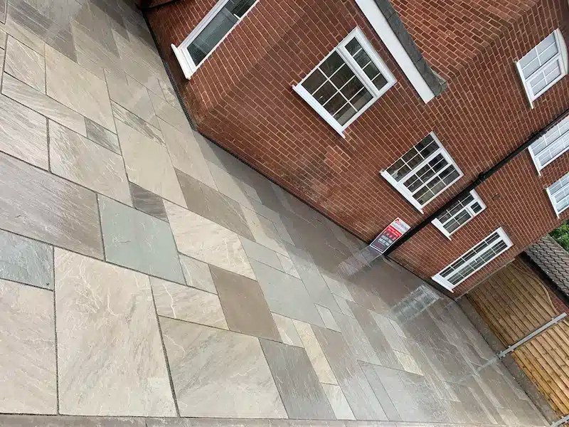 Patio Installation in Hucknall Nottingham by ED Paving