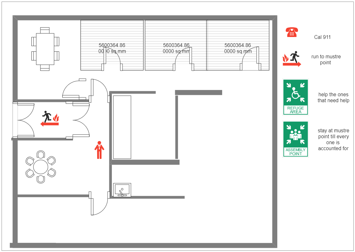 Emergency Floor Plan Drawings