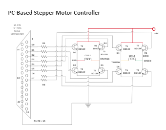 PC-Based Stepper Motor Controller | EdrawMax Templates