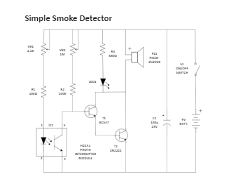 Simple Smoke Detector | EdrawMax Templates