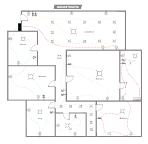 Lighting Electrical Plan Templates | EdrawMax Free Editable