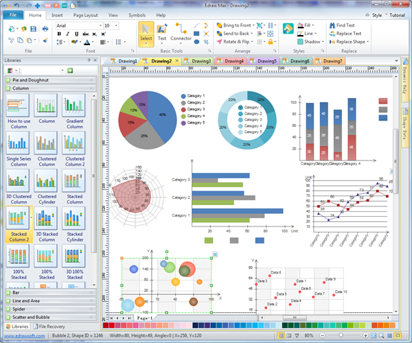 Survey Result Reporting Charts Customizable Templates Free Download