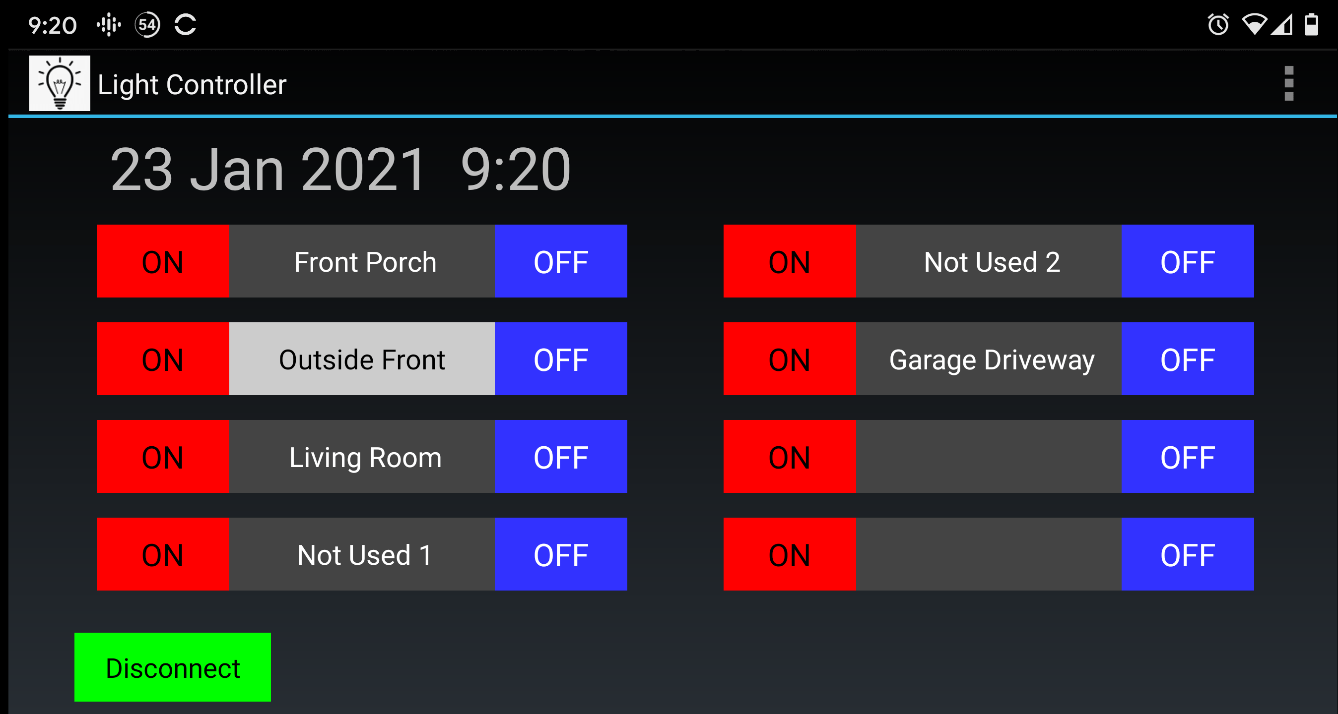 Light Controller App - EDS-FL
