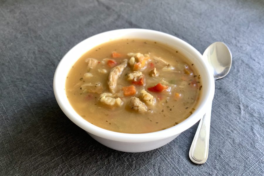 Turkey and Brown Rice Soup Ed's Soup Shack