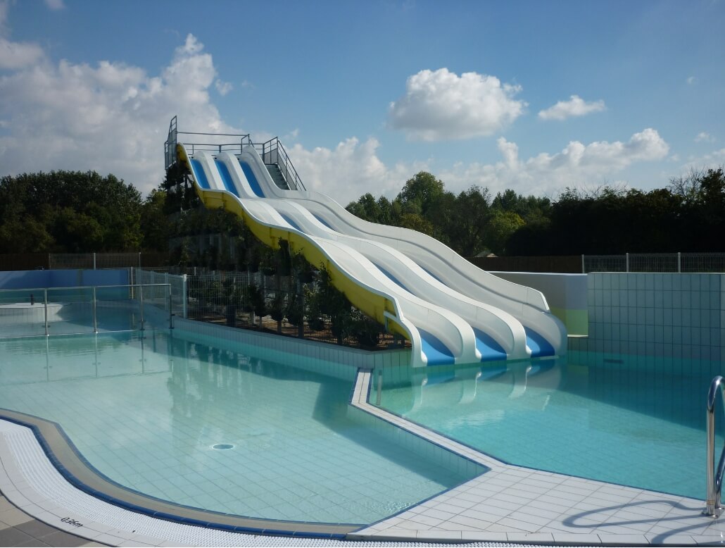 Fournisseur de toboggans aquatiques professionnels, campings.. EDSUN