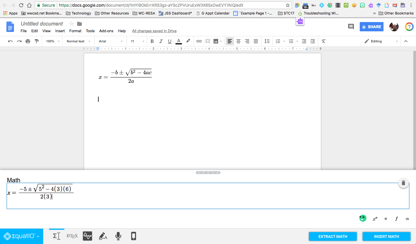 Math and Google, It Can Be Done! WWCSD Educational Technology Resources