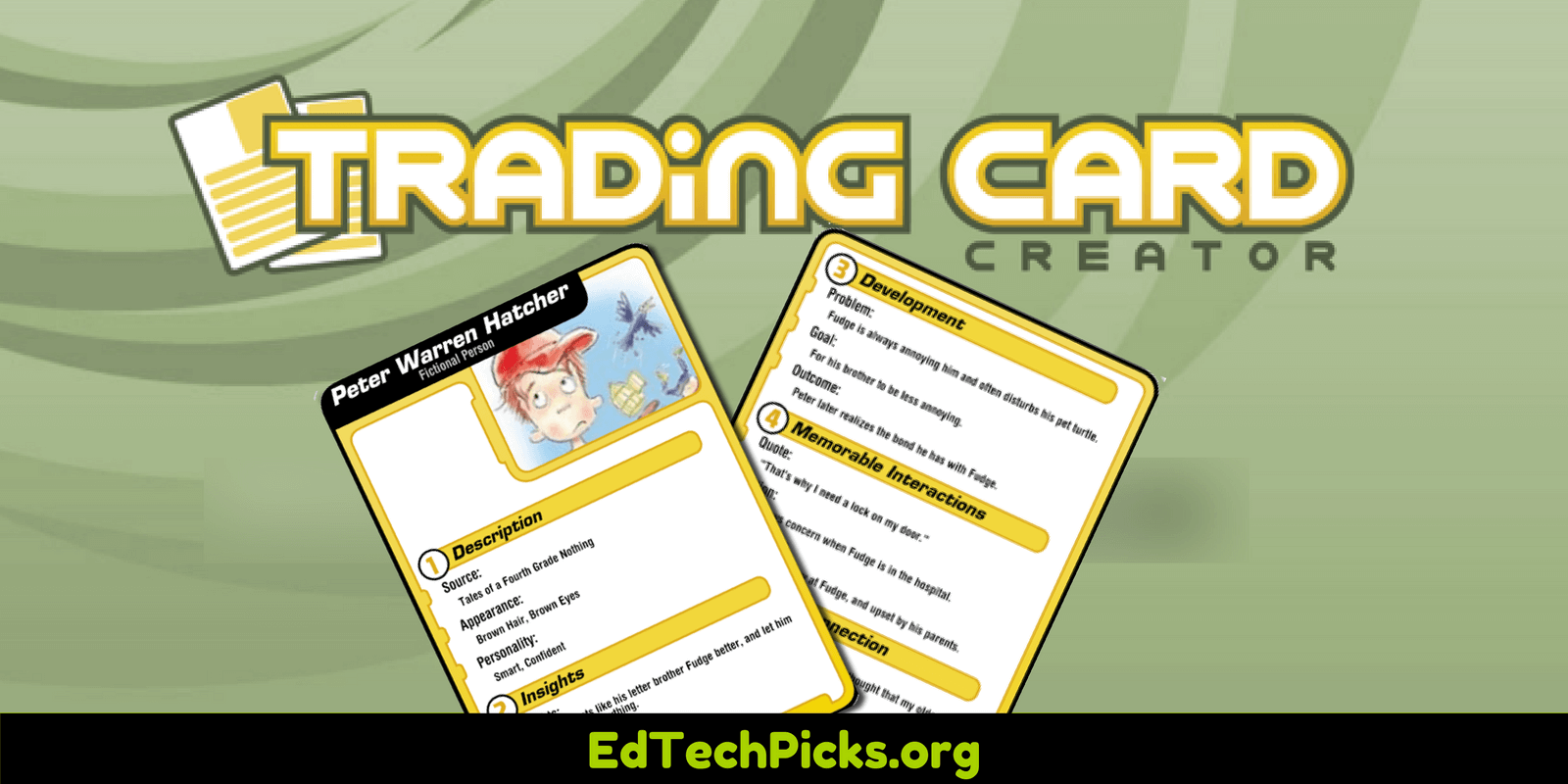 Trading Card Creator Increase Engagement & Demonstrate