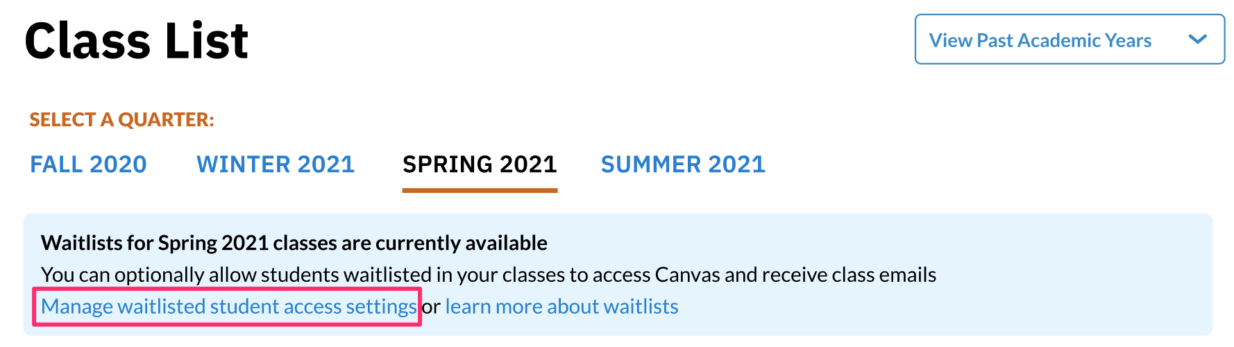 EEE+ Managing Waitlisted Students Educational Technology Tools