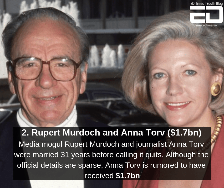 In Pics Top 5 Most Expensive Divorces