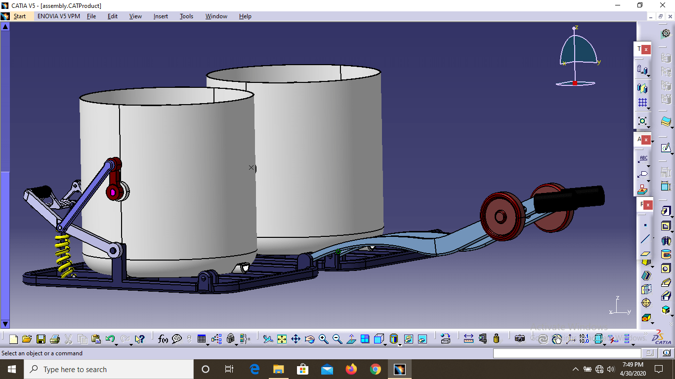 FITNESS WASHING MACHINE 3DEXPERIENCE Edu