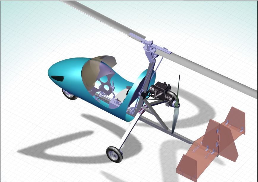 Design & Development of single seated AUTOGYRO(gyrocopter) using 3D