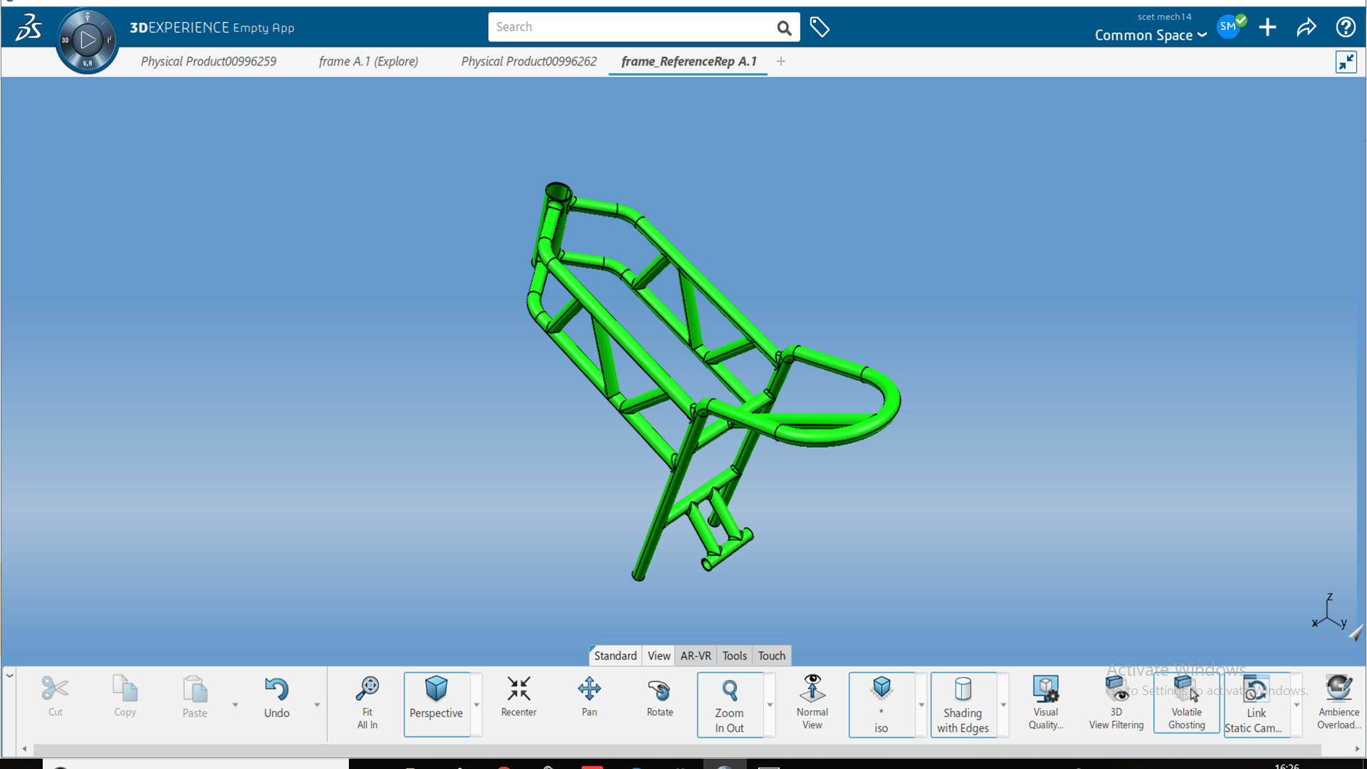 Chassis Design for EBike 3DEXPERIENCE Edu