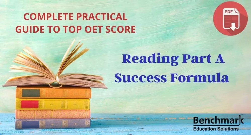 All-in-One OET Reading Part A Guide With Practice Test &amp; Tips