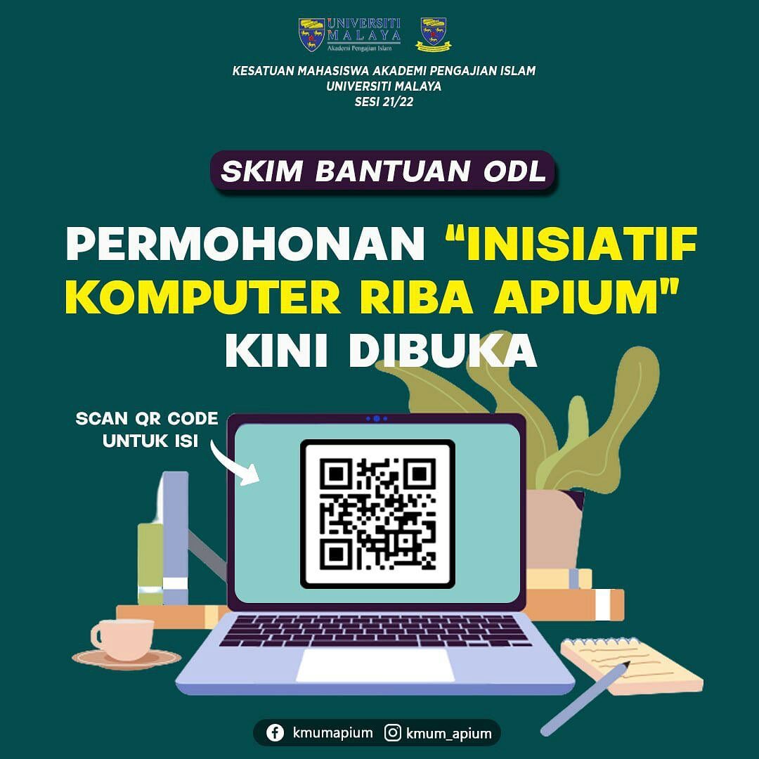 Permohonan Inisiatif Komputer Riba APIUM Kini Dibuka Buat