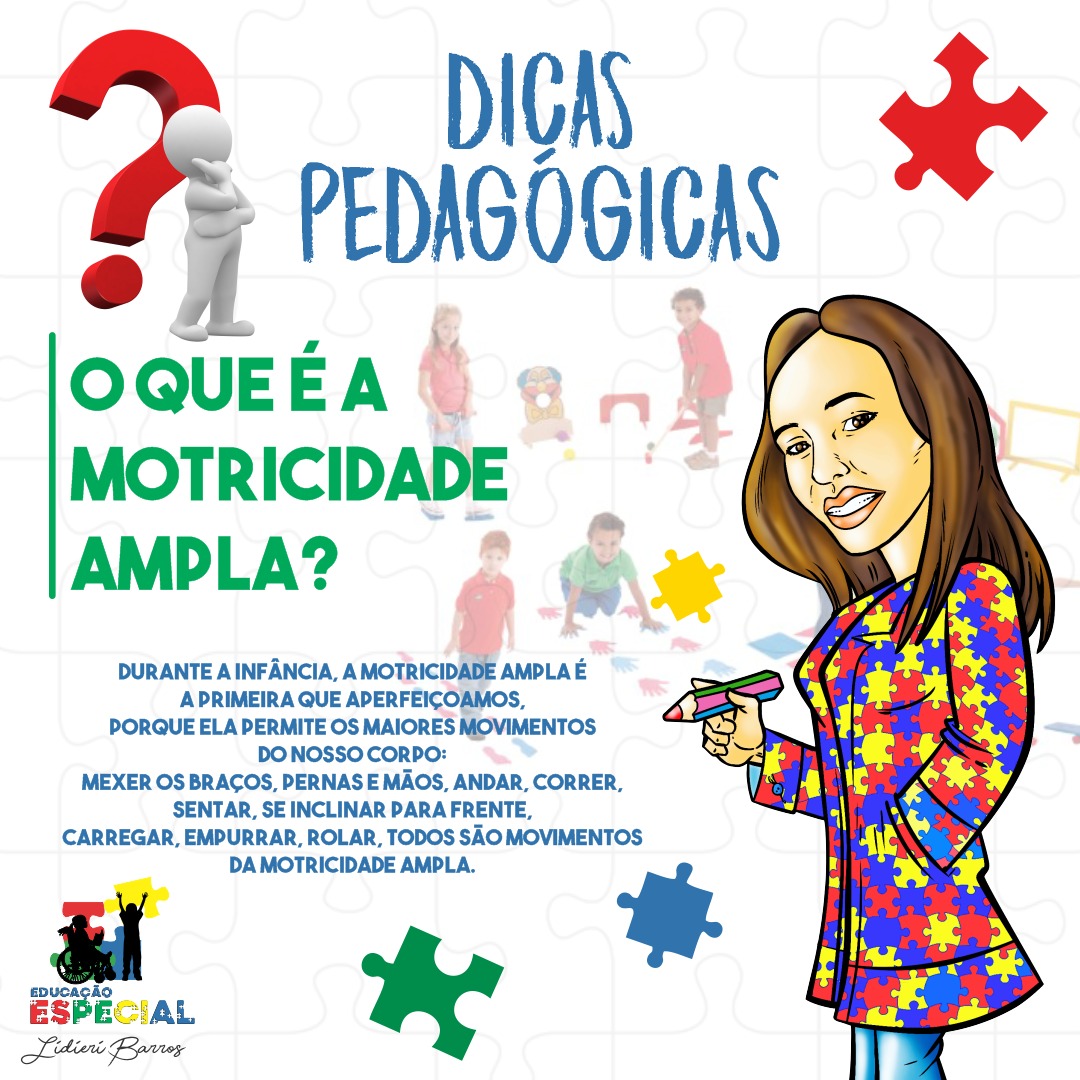 O que é a Motricidade Ampla? Educação Especial PE