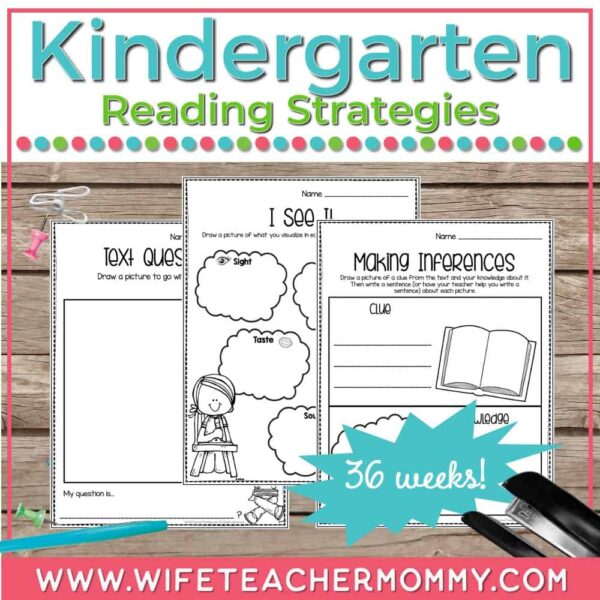 36 Weeks of Reading Comprehension Strategies for Kindergarten