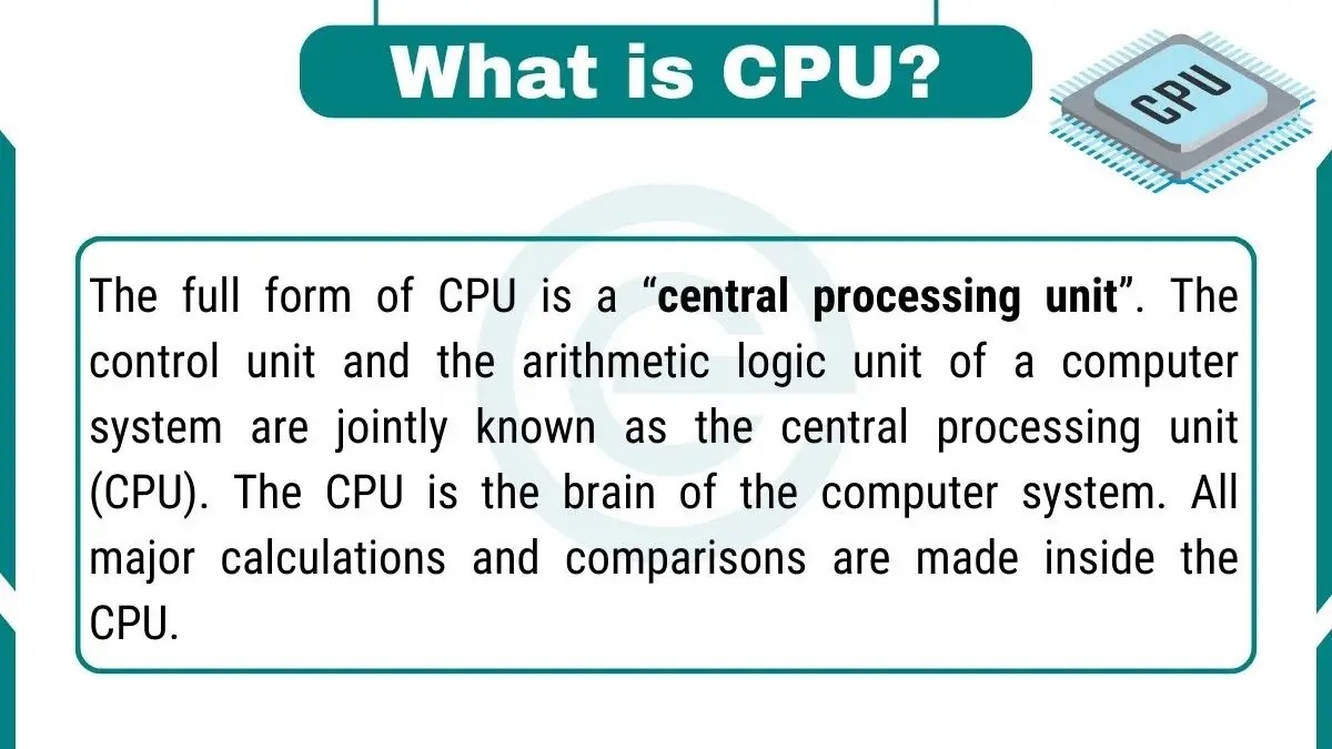 What is CPU?