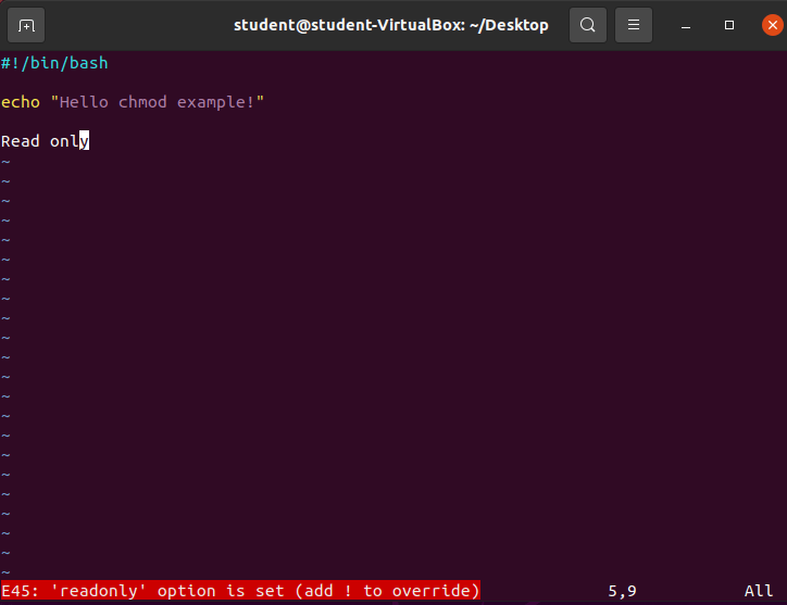 Changing File Permissions :: Linux Introduction