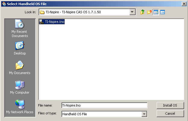 Solution 27570: TI-Nspire™ Family Handheld Will Not Load Past Full