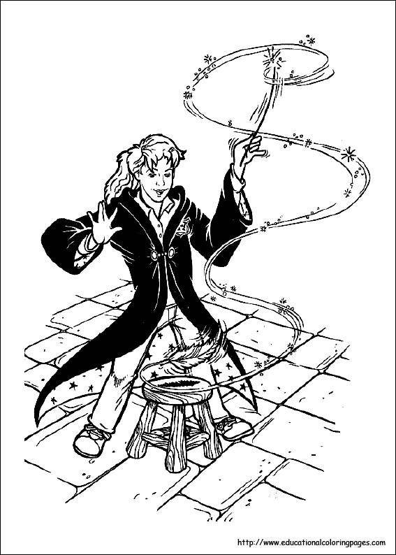 Free & Easy To Print Harry Potter Coloring Pages Tulamama