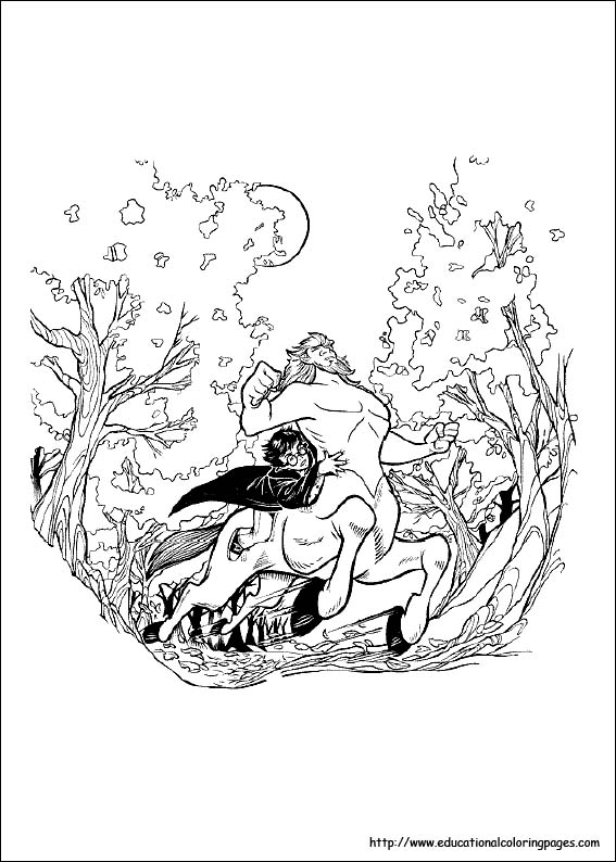 Harry Potter gang Coloring Pages for kids