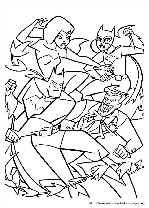 Batman coloring pages — Printable coloring pages WONDER DAY
