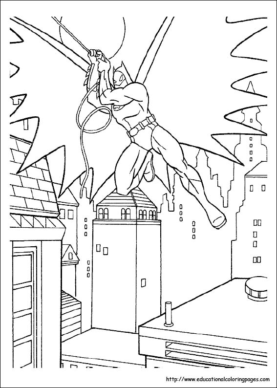 Coloring Pages Flying Batman Coloring Page IndiaParenting