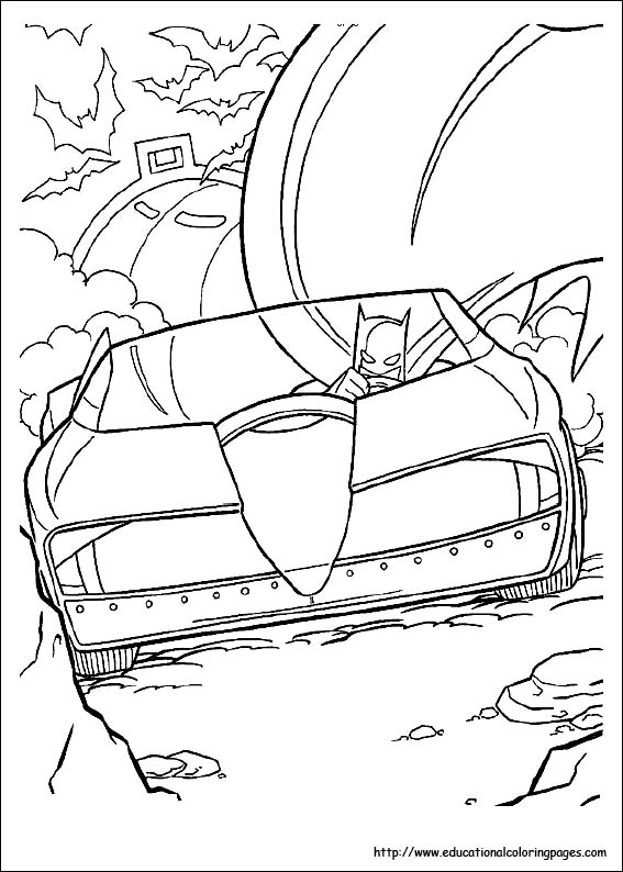 Batman Beyond Catched The Criminal Coloring Pages