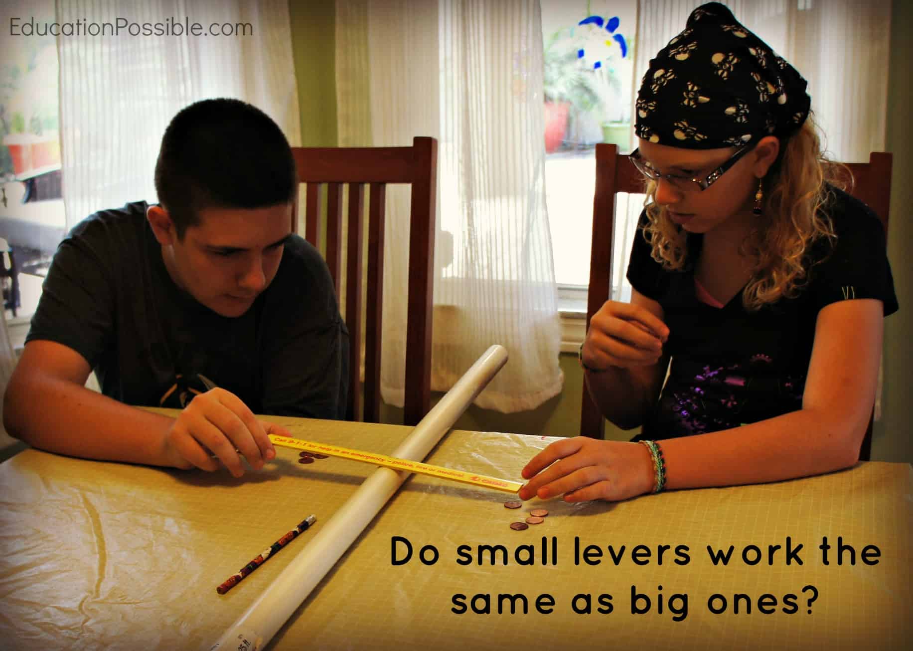 Lever Experiments for Middle School