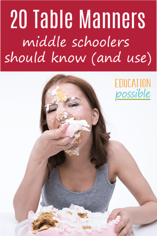 20 Important Table Manners for Teens and Tweens