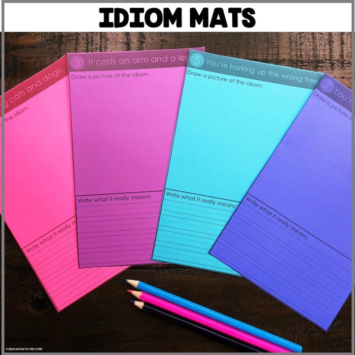 Idiom Mats Education to the Core