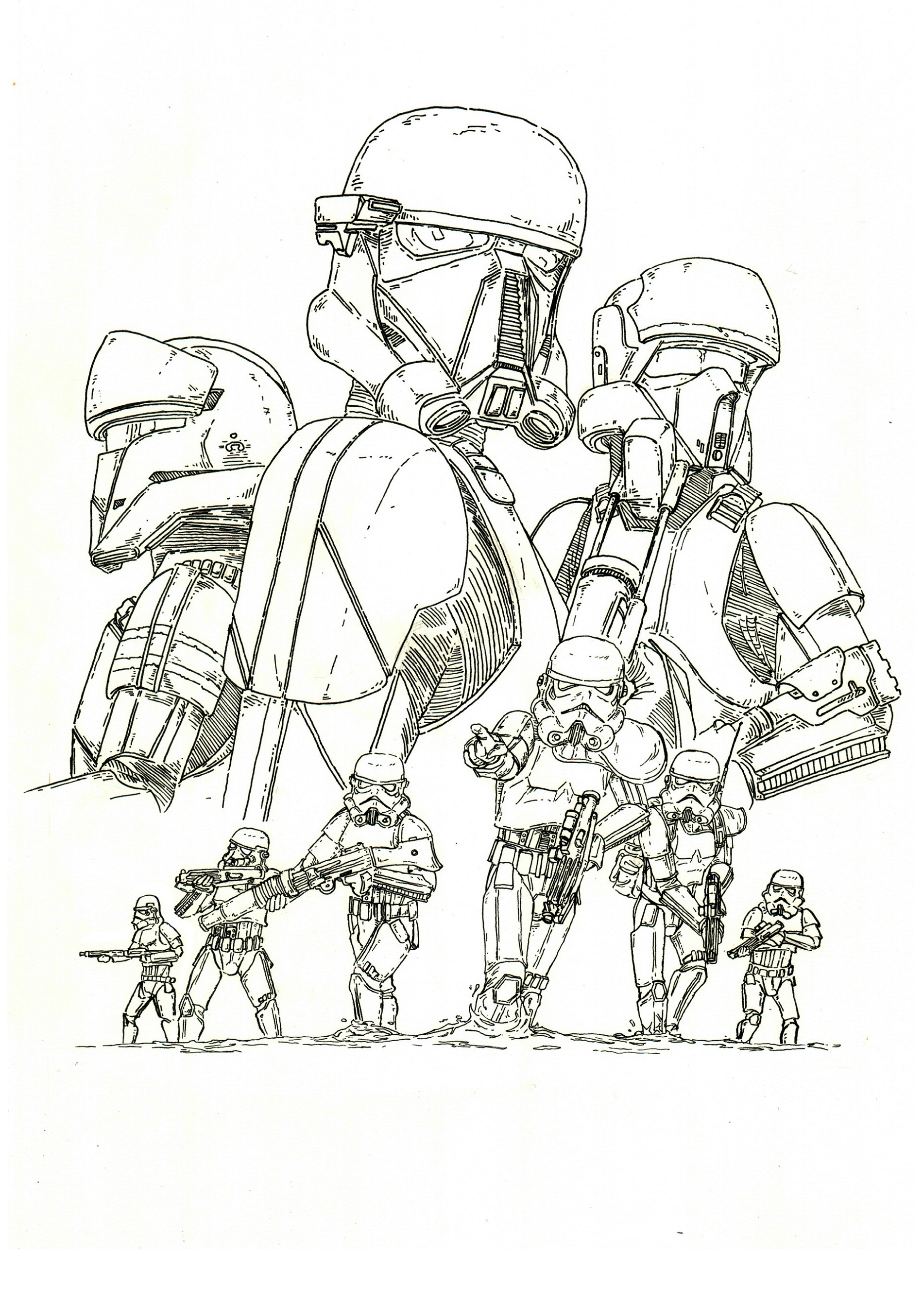 Rogue One Coloring Pages for Practice Educative Printable