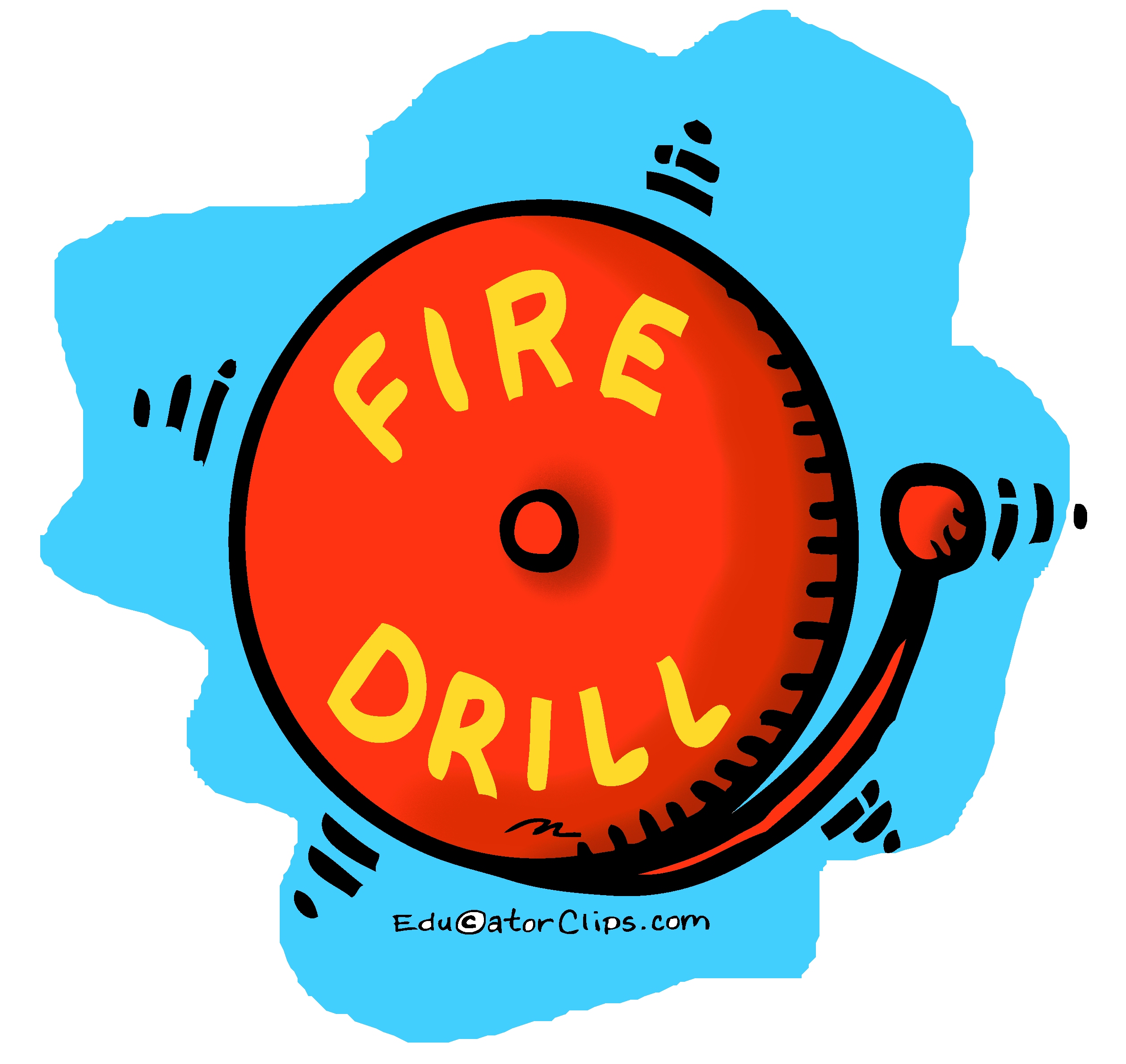 Fire Drill Clip Art