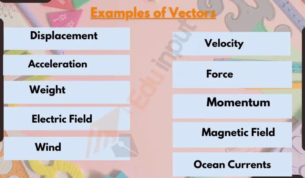 10 Examples of Vectors