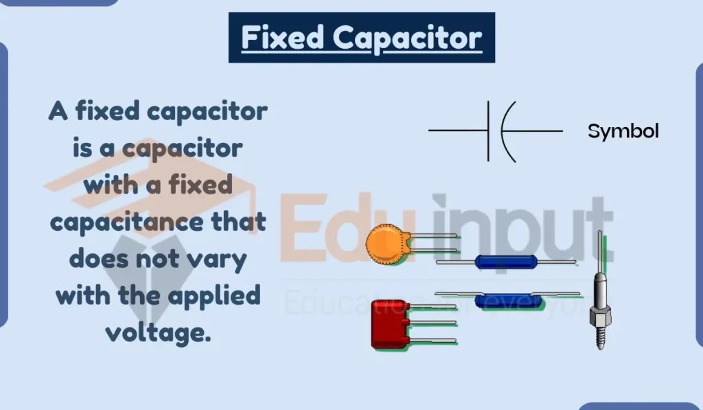 Fixed CapacitorDefinition, Types, and Applications