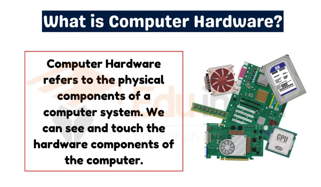 Computer hardware External hardware and internal hardware