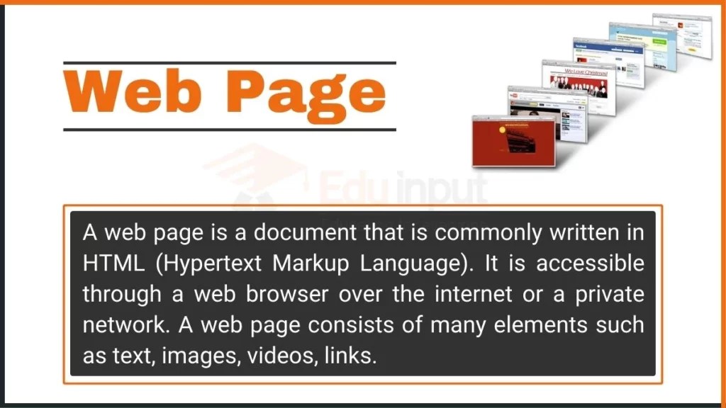 What is  PageTypes, Elements, and Characteristics