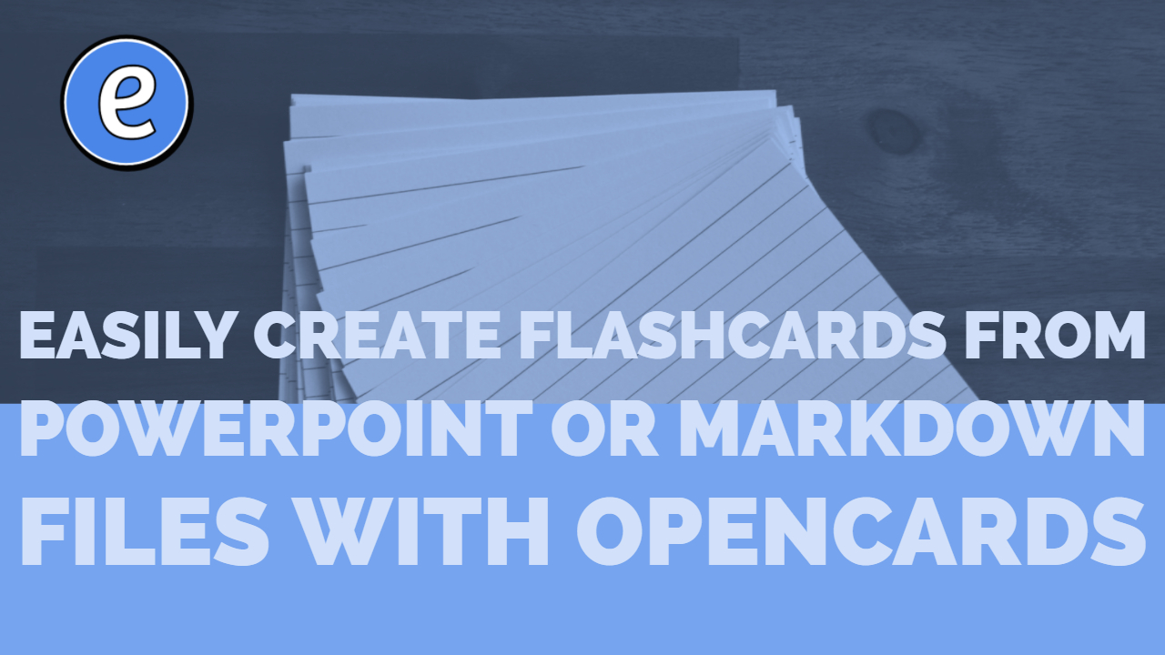 Easily create flashcards from PowerPoint or Markdown files with