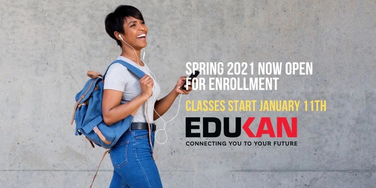 Spring Enrollment Open with Lowcost, Online, Accredited Classes, Five