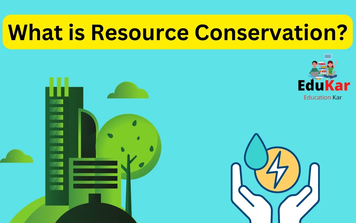 What is Resource Conservation? Edukar India