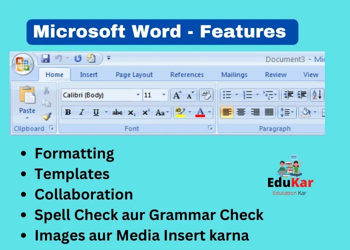 MS Word क्या है? History, Features & Uses Edukar India