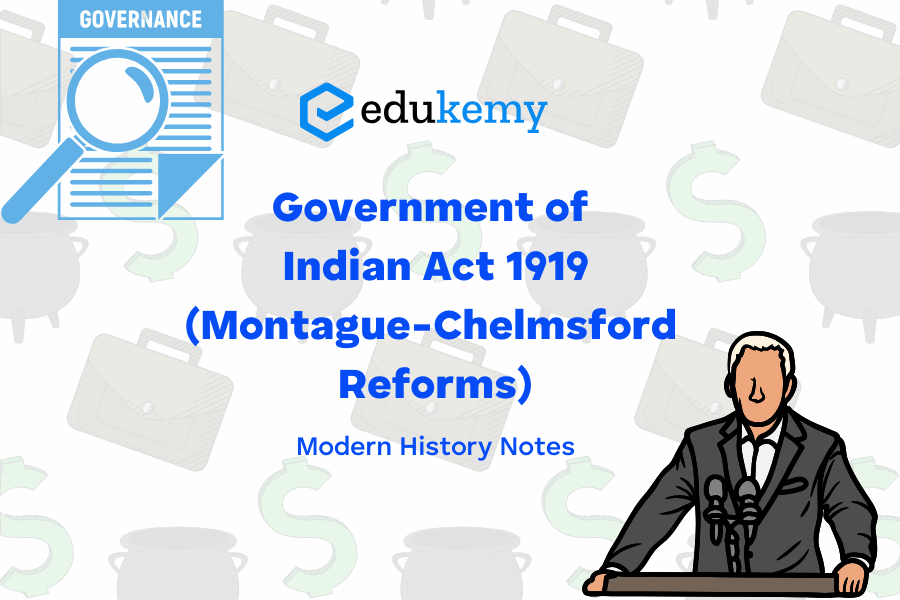 The Government of India Act 1919 (MontagueChelmsford Reforms) Modern