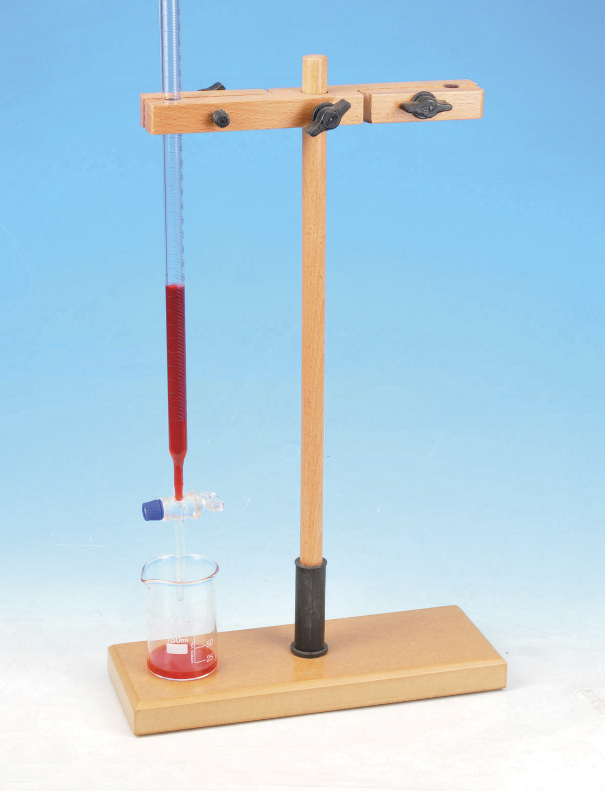 Burette Stand, Hard Wood, Double Edulab