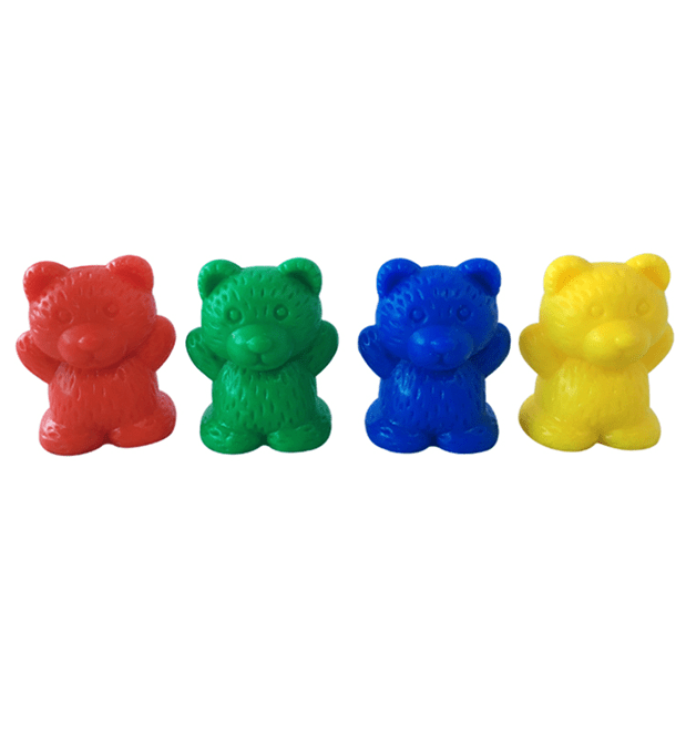BEAR COUNTERS 4 COLORS (4,8,12G) (PK/96) Eduscience Video Gallery