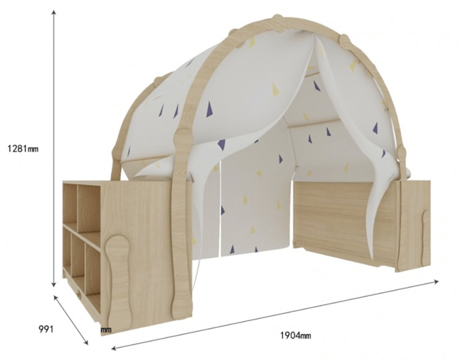 Kids Wooden Rainbow Playhouse Eduscience