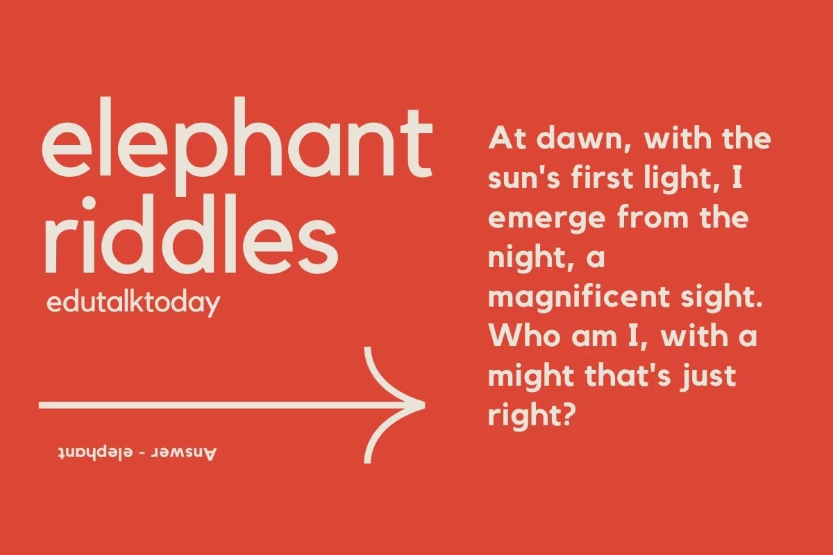 56 Elephant Riddles with Answers EduTalkToday