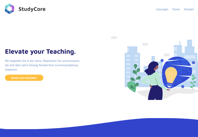 Das studentische ELearningProjekt »StudyCore« verbindet Forschung mit