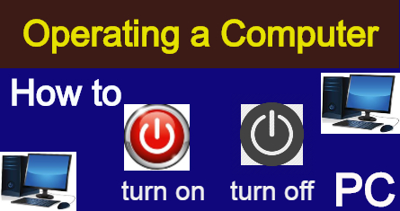 How to starting and shutting down a computer step by step » Computer